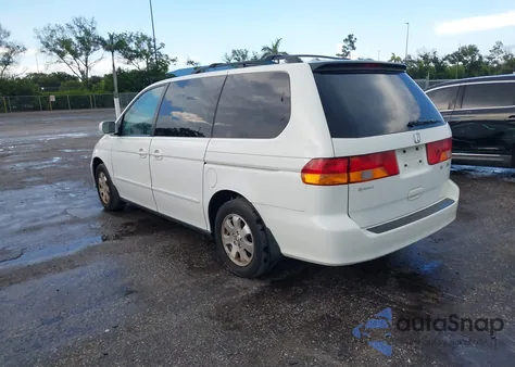 2004 Honda Odyssey Ex-L from USA, damaged, VIN 5FNRL18954B099672